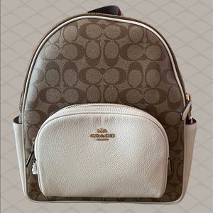 Coach - Court Backpack In Signature Canvas